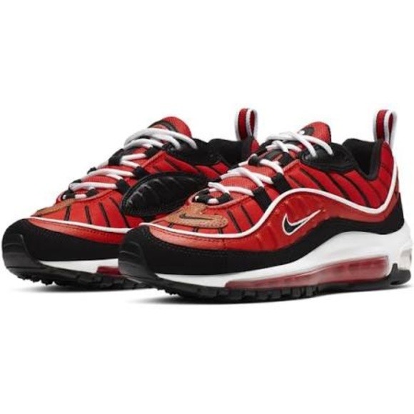 Nike Air Max 98 'Habanero Red' Sneaker Shoes NEW